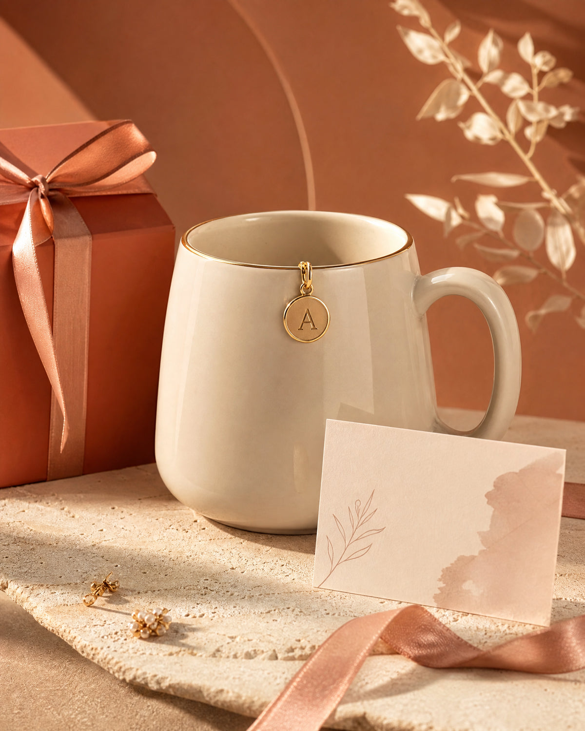 Initial Charm Mug